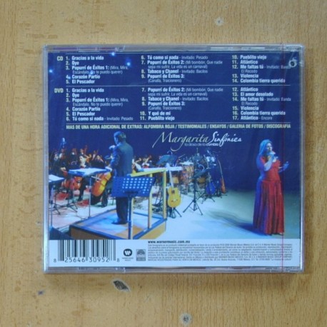 MARGARITA LA DIOSA DE LA CUMBIA - SINFONICA - CD + DVD