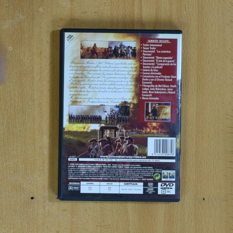 EL PATRIOTA - DVD