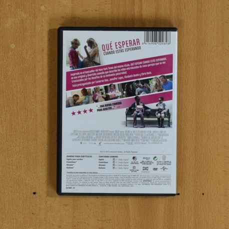 QUE ESPERAR CUANDO SE ESTA ESPERANDO - DVD