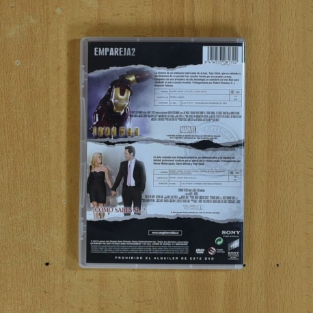 IRON MAN - COMO SABES SI - DVD