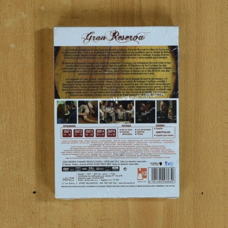 GRAN RESERVA - SEGUNDA TEMPORADA - DVD