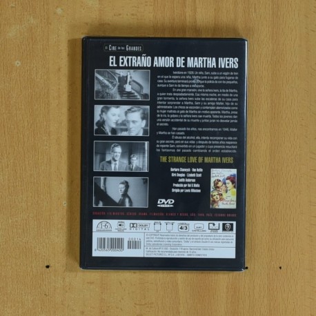 EL ESTRAÃO AMOR DE MARTHA IVERS - DVD