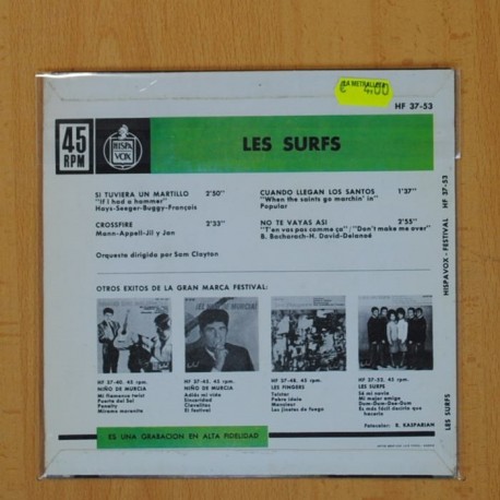 LES SURFS - SI TUVIERA UN MARTILLO + 3 - EP