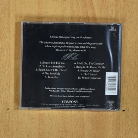 MICHAEL BOLTON - TIMELESS - CD