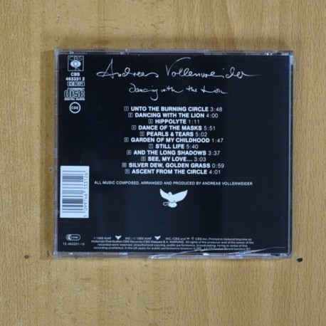 ANDREAS VOLLENVEIDER - DANCING WITH THE LION - CD