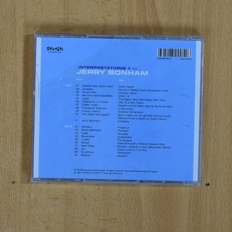 JERRY BONHAM - INTERPRETATIONS II - CD