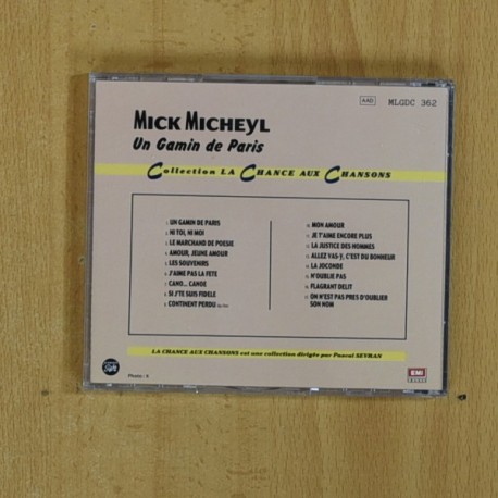 MICK MICHEYZ - UN GAMIN DE PARIS - CD