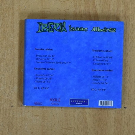 ISAAC ALBENIZ - IBERIA - CD