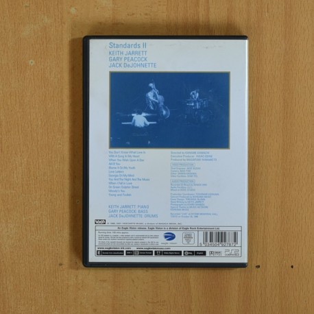KEITH JARRETT / GARY PEACOCK / JACK DE JOHNETTE - STANDARDS II - DVD