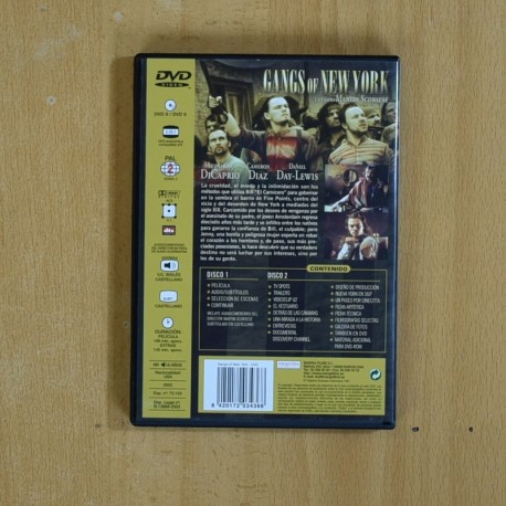 GANGS OF NEW YORK - DVD