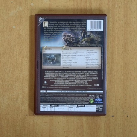 EL SEÃOR DE LOS ANILLOS LAS DOS TORRES - DVD