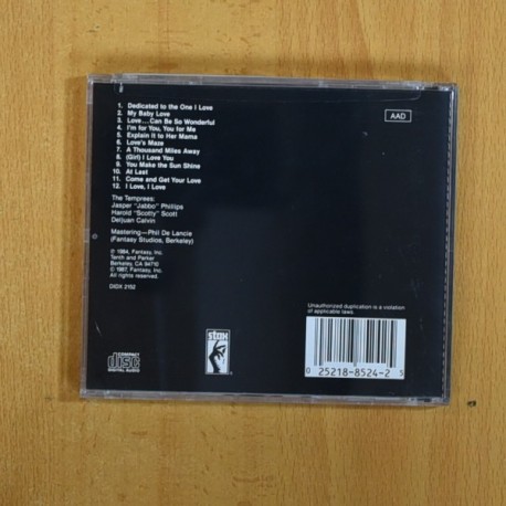 TEMPREES - THE BEST OF THE TEMPREES - CD