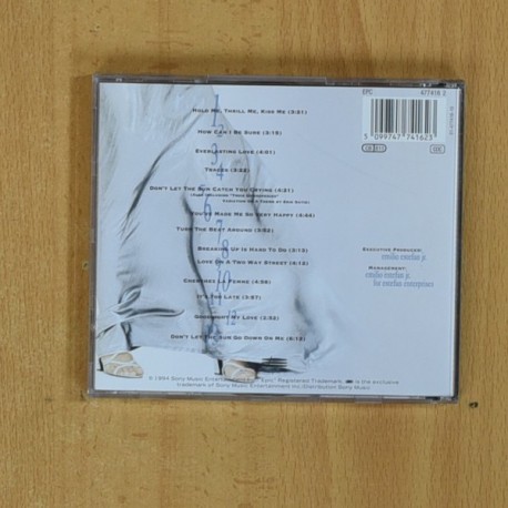 GLORIA ESTEFAN - HOLD ME THRILL ME KISS ME - CD