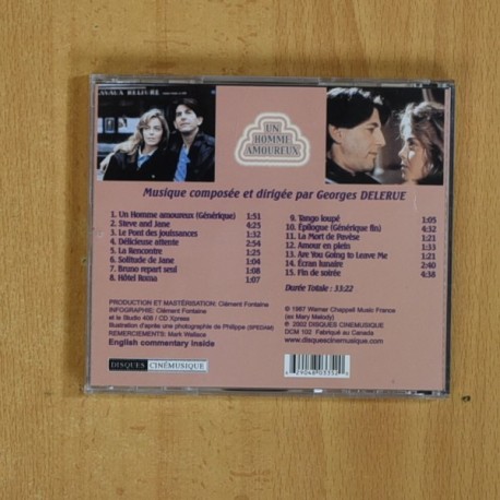 GEORGES DELERUE - UN HOMME AMOUREUX - CD