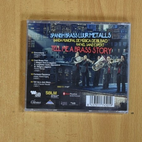 SPANISH BRASS - LUUR METALLS - TELL ME A BRASS STORY - CD
