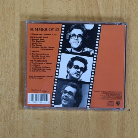 MICHEL LEGRAND - SUMMER OF 42 - CD