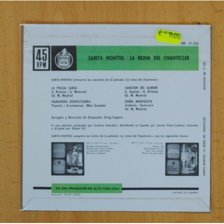 GRACIA DE TRIANA - FLAMENCOS DE ESPAÃA - SINGLE