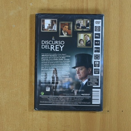 EL DISCURSO DEL REY - DVD