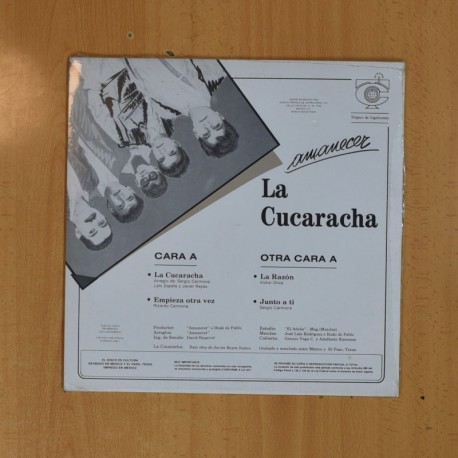 LA CUCARACHA - AMANECER - LP