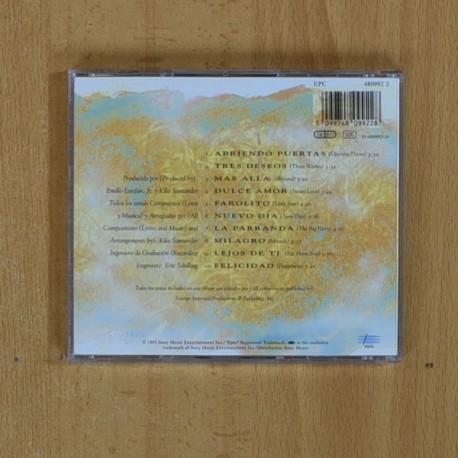 GLORIA ESTEFAN - ABIENDO PUERTAS - CD