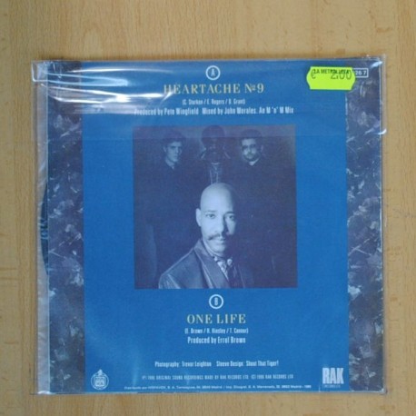 HOT CHOCOLATE - HEARTACHE NO 9 / ONE LIFE - SINGLE