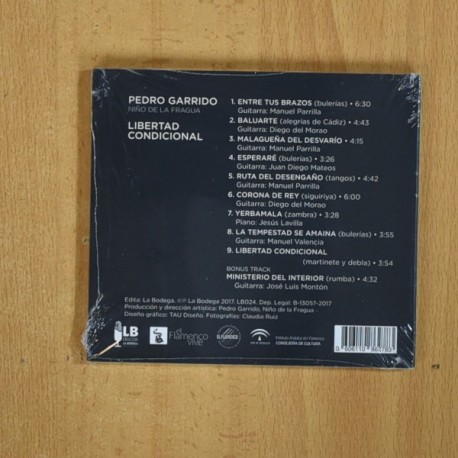 PEDRO GARRIDO - LIBERTAD CONDICIONAL - CD