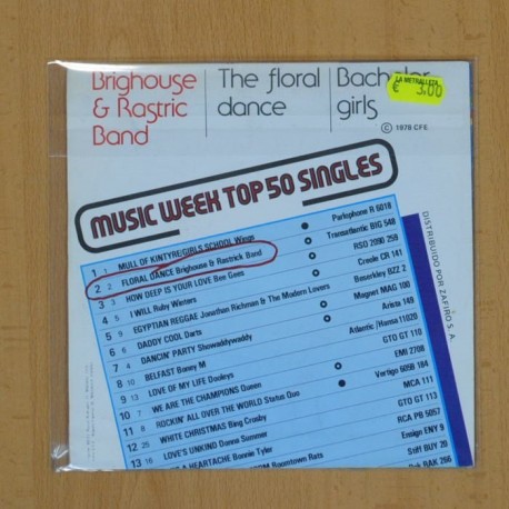 BRIGHOUSE & RASTRIC BAND - THE FLORAL DANCE / BACHELOR GIRLS - SINGLE