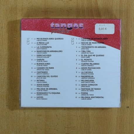 VARIOS - TANGOS PORTEÃOS - 2 CD