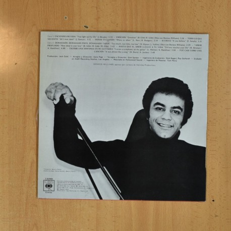 JOHNNY MATHIS - ENCIENDES MI VIDA - LP