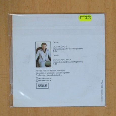 BASILIO - LA GIOCONDA / DEMASIADO AMOR - SINGLE