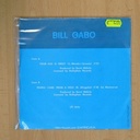 BILL GABO - YOUR KISS IS SWEET / PEOPLE COME FROM A HOLE - SINGLE