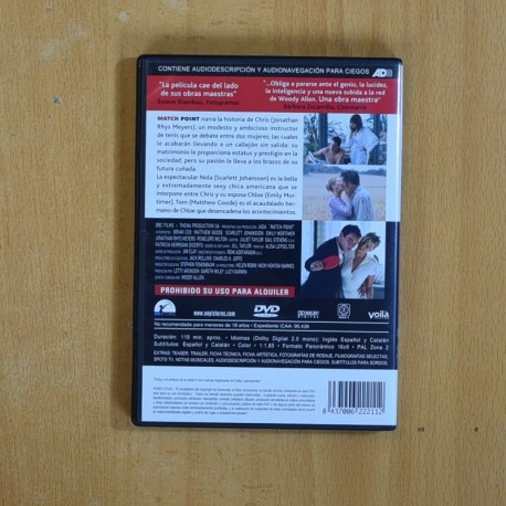 MATCH POINT - DVD