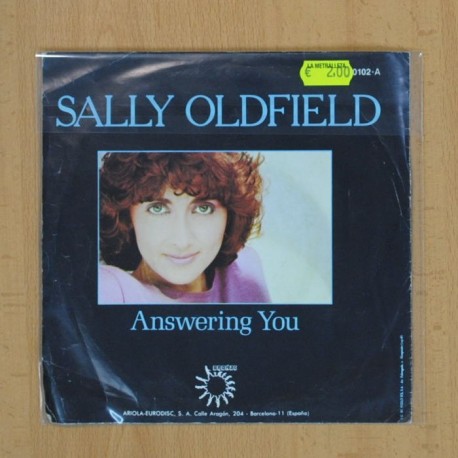 SALLY OLDFIELD - THE SUN IN MY EYES - SINGLE