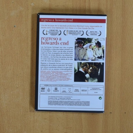 REGRESO A HOWARDS END - DVD