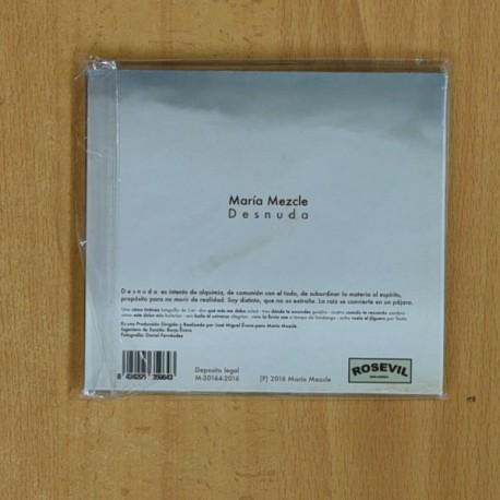 MARIA MEZCLE - DESNUDA - CD