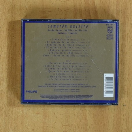 CAMARON DE LA ISLA - CAMARON NUESTRO - 2 CD