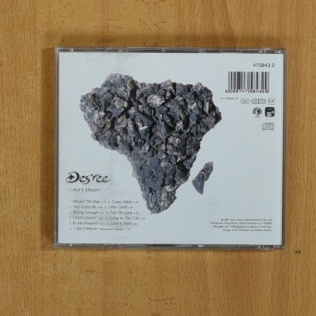 DES REE - I AINT MOVIN - CD
