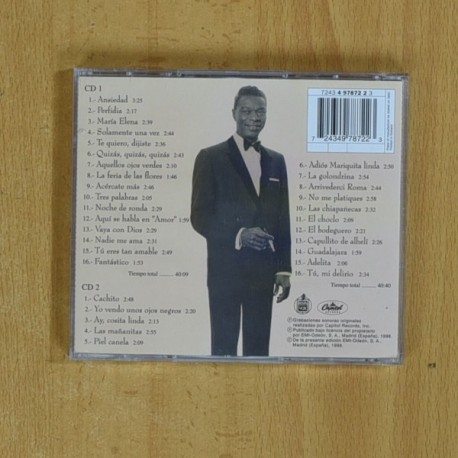 NAT KING COLE - INOLVIDABLE - 2 CD