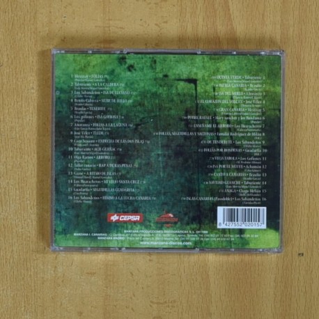 VARIOS - LOS MAYORES EXITOS DE LA MUSICA POPULAR CANARIA - 2 CD