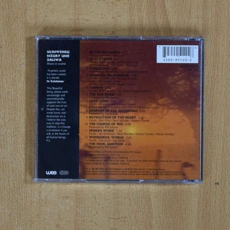 IN EXISTENCE - BEAUTIFUL WORLD - CD