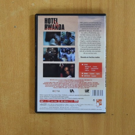 HOTEL RWANDA - DVD