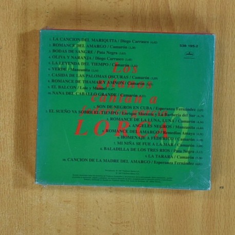 VARIOS - LOS GITANOS CANTAN A FEDERICO GARCIA LORCA - CD