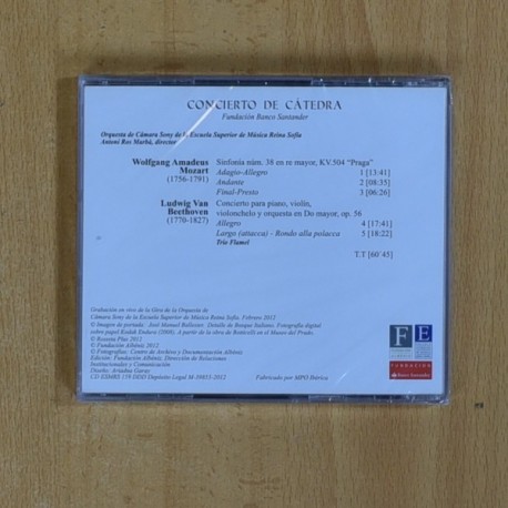 VARIOS - CONCIERTO DE CATEDRA - CD