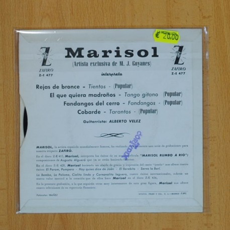 MARISOL - REJAS DE BRONCE + 3 - EP