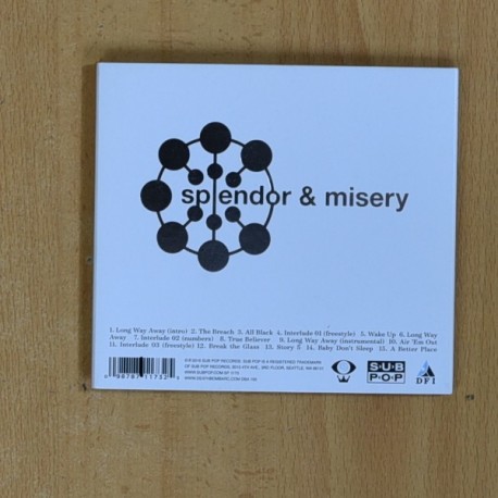 SPLENDOR & MISERY - SPLENDOR & MISERY - CD