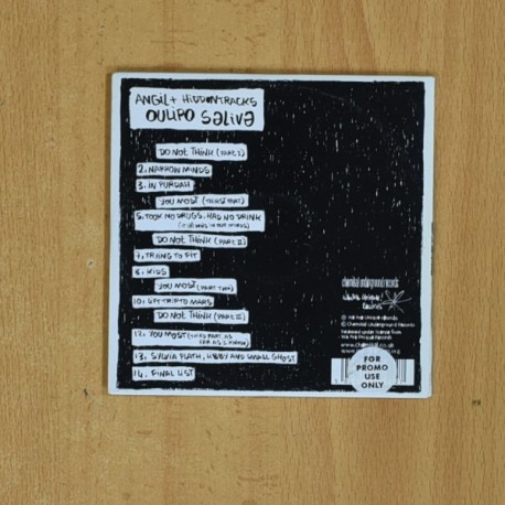 ANGIL + HIDDENTRACKS - OULIPO SELIVE - CD