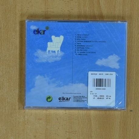 JABIER MUGURUZA - KONPLIZEAK - CD