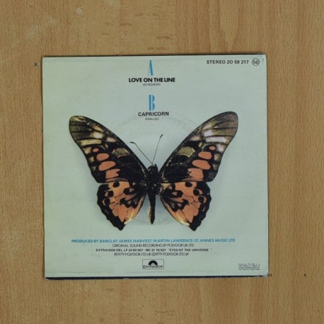 BARCLAY JAMES HARVEST - LOVE ON THE LINE - SINGLE