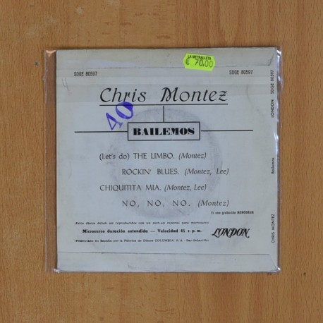 CHRIS MONTEZ - BAILEMOS + 3 - EP