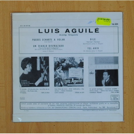 LUIS AGUILE - PUEDES ECHARTE A VOLAR + 3 - EP